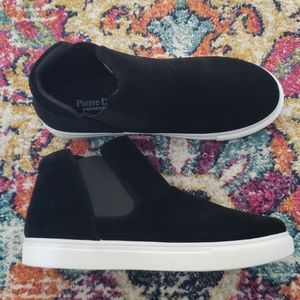 Pierre Dumas black platform sneakers